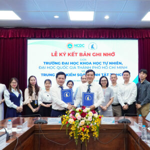 Ký kết MoU giữa Trường Đại học Khoa học tự nhiên và Trung tâm Kiểm soát bệnh tật TP.HCM