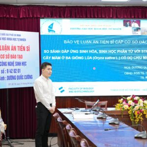 Nghiên cứu sinh Dương Quốc Cường bảo vệ thành công luận án tiến sĩ ngành Công nghệ Sinh học