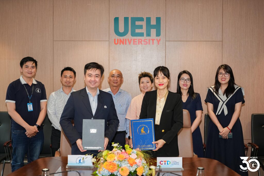 Lễ ký kết hợp tác giữa Trường Đại học Khoa học tự nhiên, ĐHQG-HCM Và Trường Công nghệ và Thiết kế, Đại học Kinh tế Thành phố Hồ Chí Minh (CTD UEH)