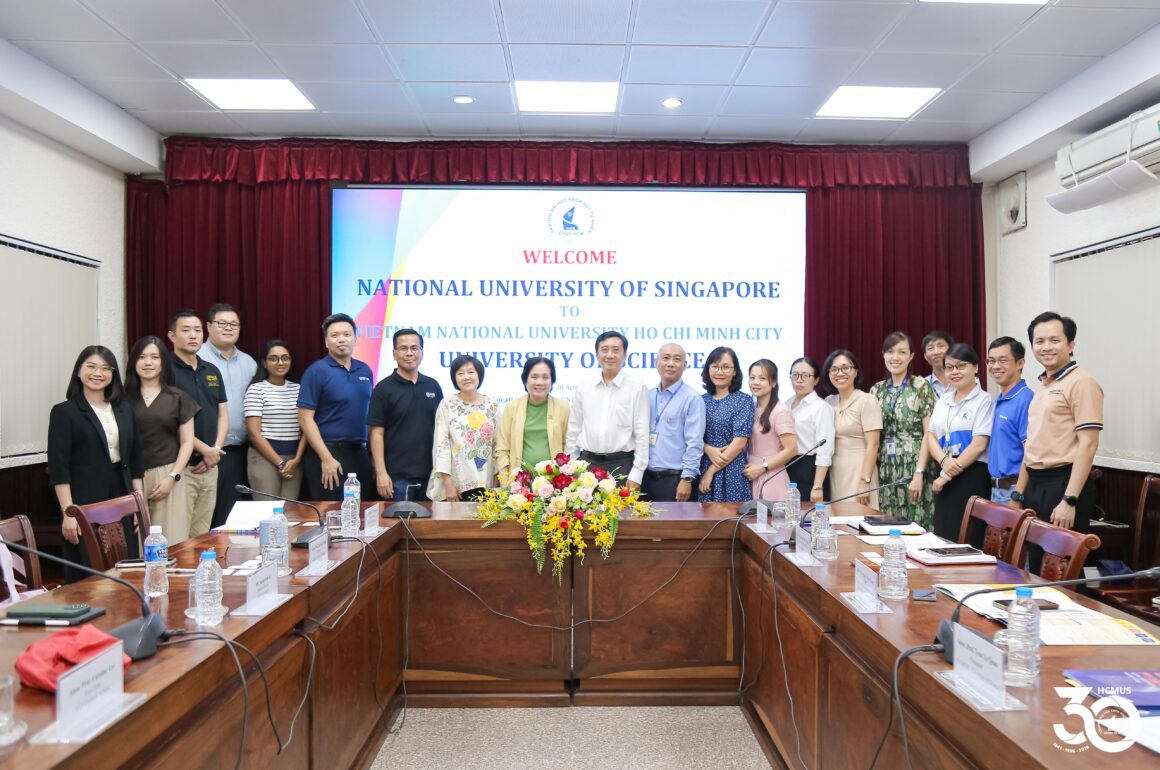 Trao đổi hợp tác học thuật giữa Trường Đại học Khoa học tự nhiên và National University of Singapore