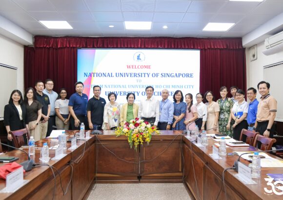 Trao đổi hợp tác học thuật giữa Trường Đại học Khoa học tự nhiên, ĐHQG-HCM và National University of Singapore