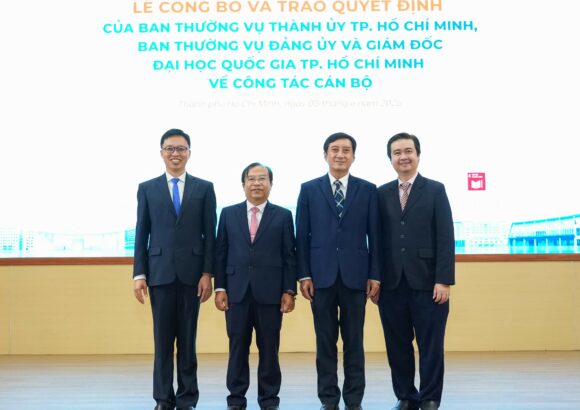 Công bố và trao Quyết định Ban giám hiệu Trường Đại học Khoa học tự nhiên, ĐHQG-HCM
