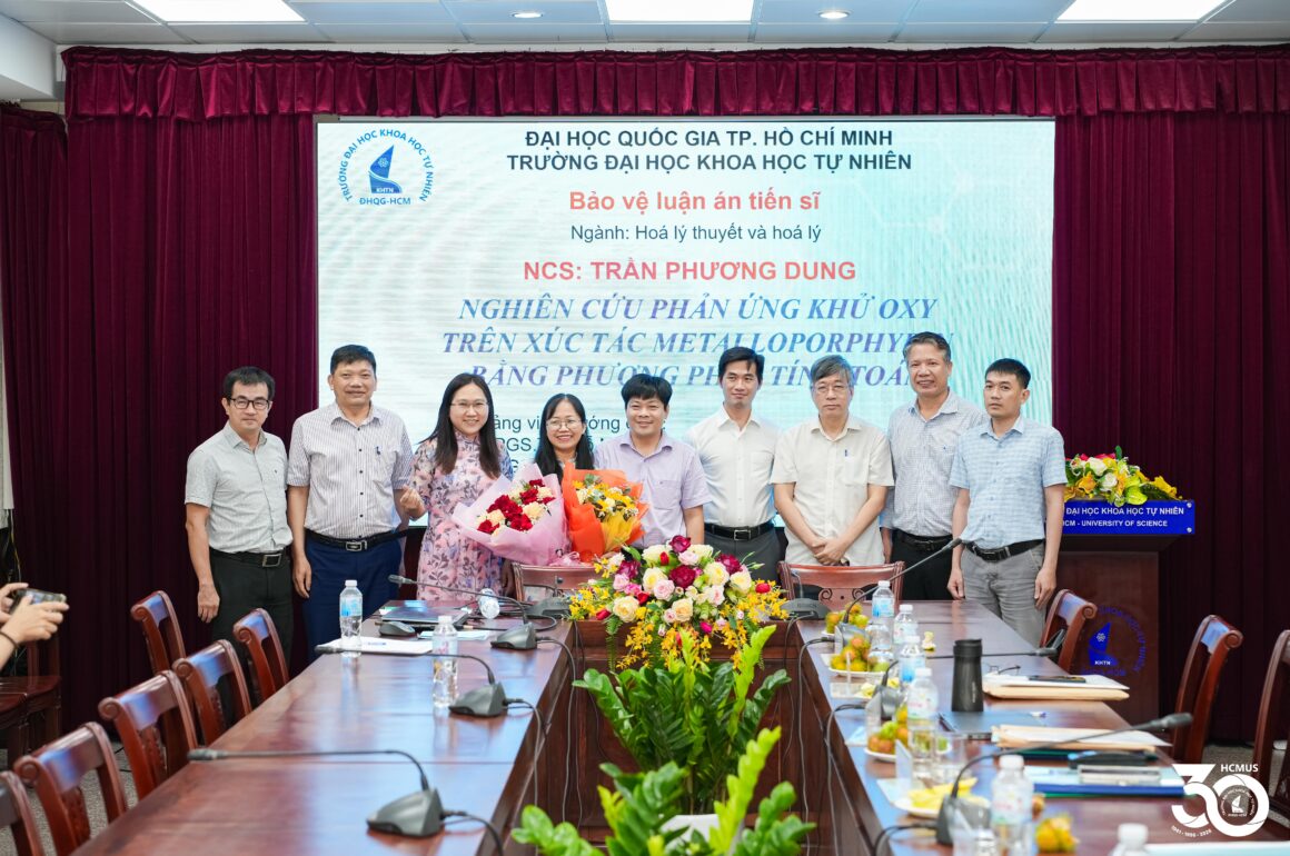 NCS.Trần Phương Dung bảo vệ thành công luận án tiến sĩ ngành Hóa lý thuyết và hóa lý