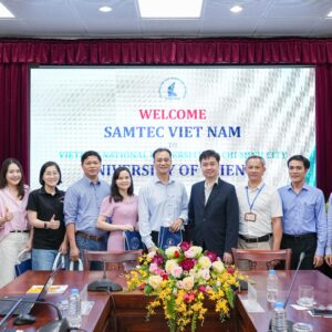 P4T08282 Trường Đại học Khoa học tự nhiên, ĐHQG-HCM và SAMTEC Việt Nam trao đổi hợp tác đào tạo, mở rộng cơ hội nghề nghiệp cho sinh viên