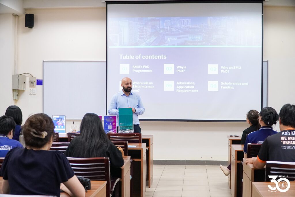Chương trình Masterclass về tài chính bền vững cùng Singapore Management University (SMU)