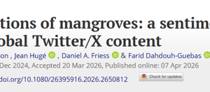 Public perceptions of mangroves: a sentiment and topic analysis of global Twitter/X content