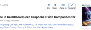 Picture1 Defect-Controlled Photoresponse in GaOOH/Reduced Graphene Oxide Composites for Ultraviolet-C Photodetectors