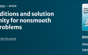 Picture1 Optimality conditions and solution analysis at infinity for nonsmooth optimization problems