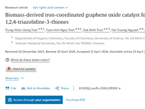 Picture1 Biomass-derived iron-coordinated graphene oxide catalyst for efficient synthesis of 5-aryl-1,2,4-triazolidine-3-thiones
