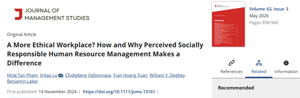Picture1 A More Ethical Workplace? How and Why Perceived Socially Responsible Human Resource Management Makes a Difference