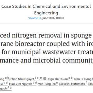 Enhanced nitrogen removal in sponge membrane bioreactor coupled with iron scraps for municipal wastewater treatment: Performance and microbial community shifts