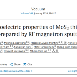 Picture1 Thermoelectric properties of MoS2 thin films prepared by RF magnetron sputtering