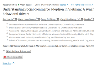 Understanding social commerce adoption in Vietnam: A synergy of social, technological, and behavioral drivers