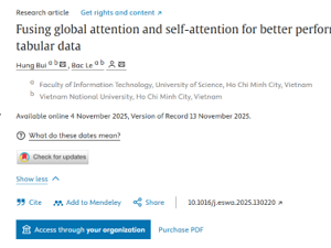 Fusing global attention and self-attention for better performance and interpretability on tabular data