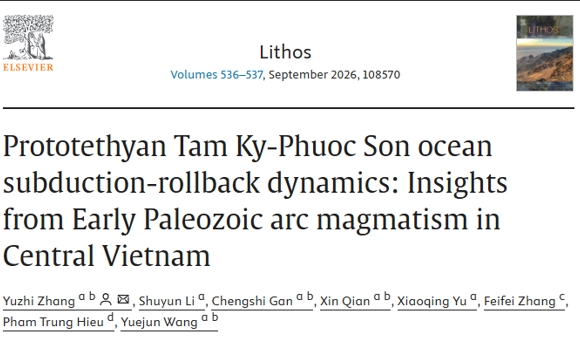 Prototethyan Tam Ky-Phuoc Son ocean subduction-rollback dynamics: Insights from Early Paleozoic