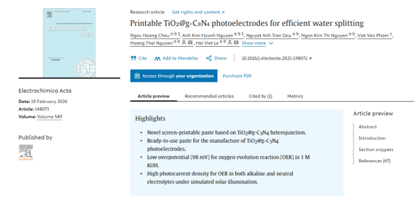 Picture1 Printable TiO₂@g-C₃N₄ photoelectrodes for efficient water splitting