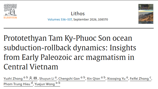 Prototethyan Tam Ky-Phuoc Son ocean subduction-rollback dynamics: Insights from Early Paleozoic
