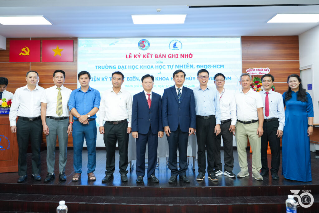 Trường Đại học Khoa học tự nhiên ký kết hợp tác với Viện Kỹ thuật Biển và Công ty TNHH Khoa học và Kỹ thuật REECO