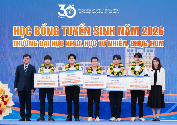 Học bổng tuyển sinh năm 2026 Trường Đại học Khoa học tự nhiên, ĐHQG-HCM