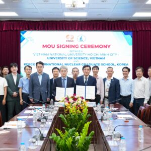 P4T09420 HCMUS ký kết hợp tác với KINGS trong đào tạo và nghiên cứu kỹ thuật hạt nhân