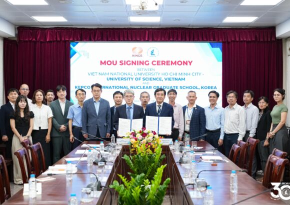 Lễ Ký kết biên bản ghi nhớ hợp tác giữa Trường Đại học Khoa học tự nhiên, ĐHQG-HCM và Kepco International Nuclear Graduate School (KINGS)