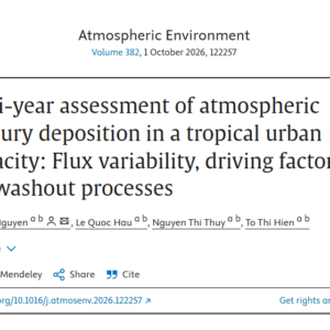 Multi-year assessment of atmospheric mercury deposition in a tropical urban megacity: Flux variability, driving factors, and washout processes