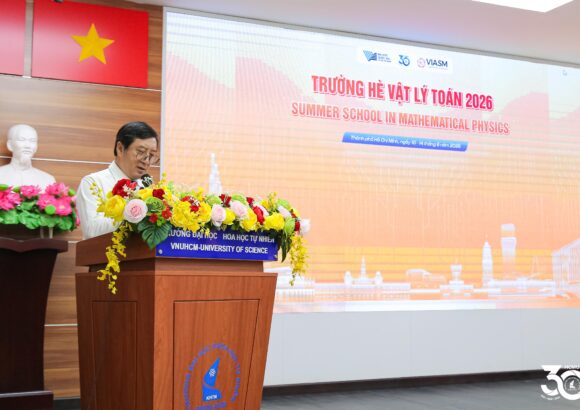 Khai mạc Trường hè Vật lý Toán 2026 tại Trường Đại học Khoa học tự nhiên, ĐHQG-HCM