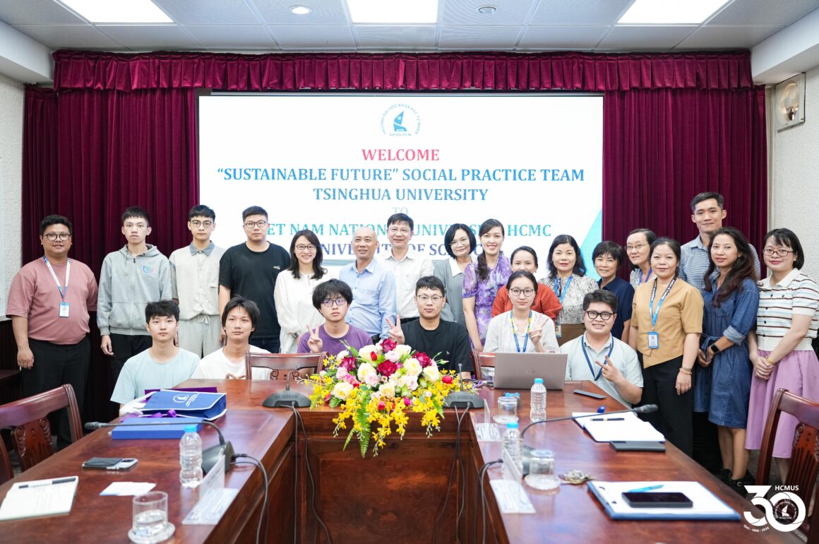 HCMUS trao đổi với Tsinghua University về công nghệ số và phát triển bền vững
