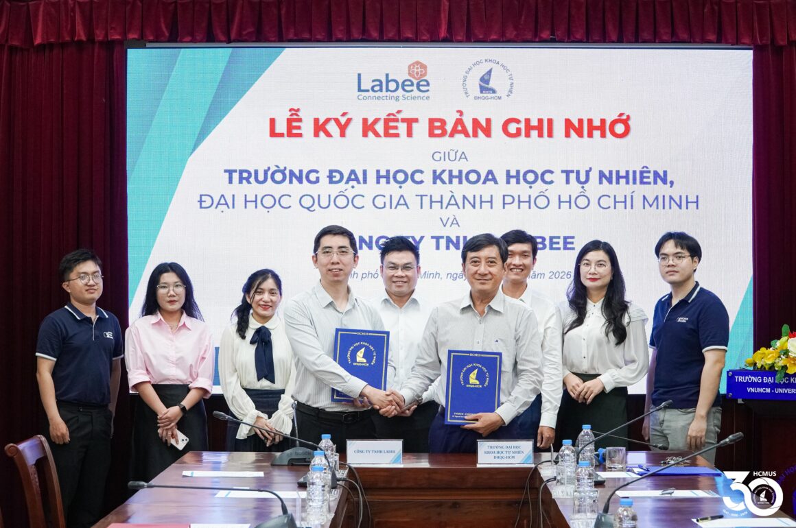 Trường Đại học Khoa học tự nhiên, ĐHQG-HCM ký kết hợp tác với Công ty TNHH Labee: Mở rộng cơ hội thực tập và phát triển nguồn nhân lực chất lượng cao