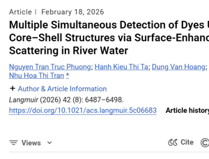 Multiple Simultaneous Detection of Dyes Using Gold–Silver Core–Shell Structures via Surface-Enhanced Raman Scattering in River Water
