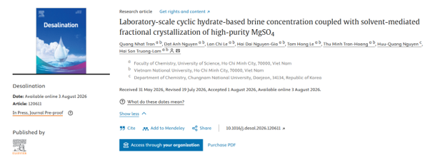 Picture1 Laboratory-scale cyclic hydrate-based brine concentration coupled with solvent-mediated fractional crystallization of high-purity MgSO4