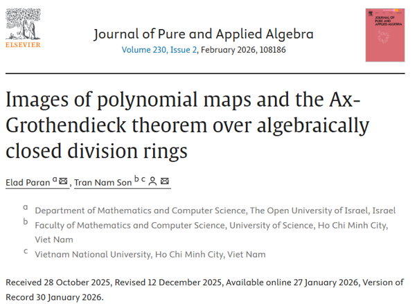 Images of polynomial maps and the Ax-Grothendieck theorem over algebraically closed division rings