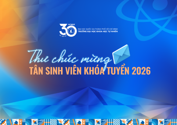 Thư chúc mừng Tân Sinh viên khóa tuyển 2026 của Hiệu trưởng