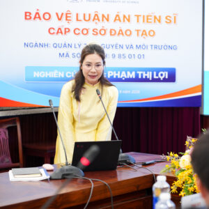 NCS. Phạm Thị Lợi bảo vệ thành công luận án tiến sĩ về đánh giá tác động của biến đổi khí hậu đến năng suất cây cà phê tại Tây Nguyên
