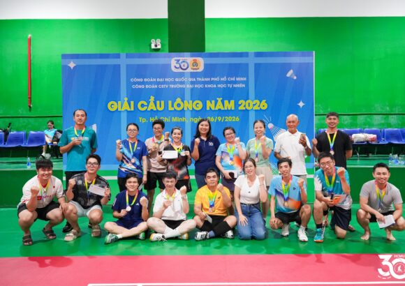 Giải Cầu lông Trường Đại học Khoa học tự nhiên năm 2026