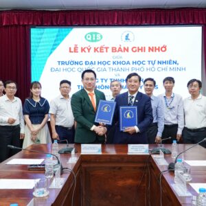 P4T06690 Ký kết Bản ghi nhớ hợp tác đào tạo giữa Trường Đại học Khoa học tự nhiên và Công ty Q.I.S