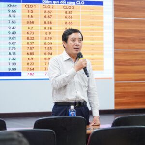 Tập huấn hoạt động đo lường và đánh giá chuẩn đầu ra học phần và chuẩn đầu ra chương trình đào tạo