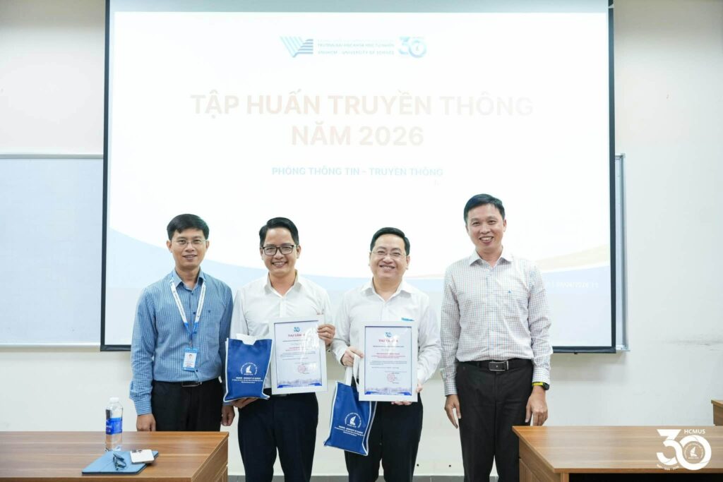 Trường Đại học Khoa học tự nhiên, ĐHQG-HCM tăng cường năng lực Truyền thông số