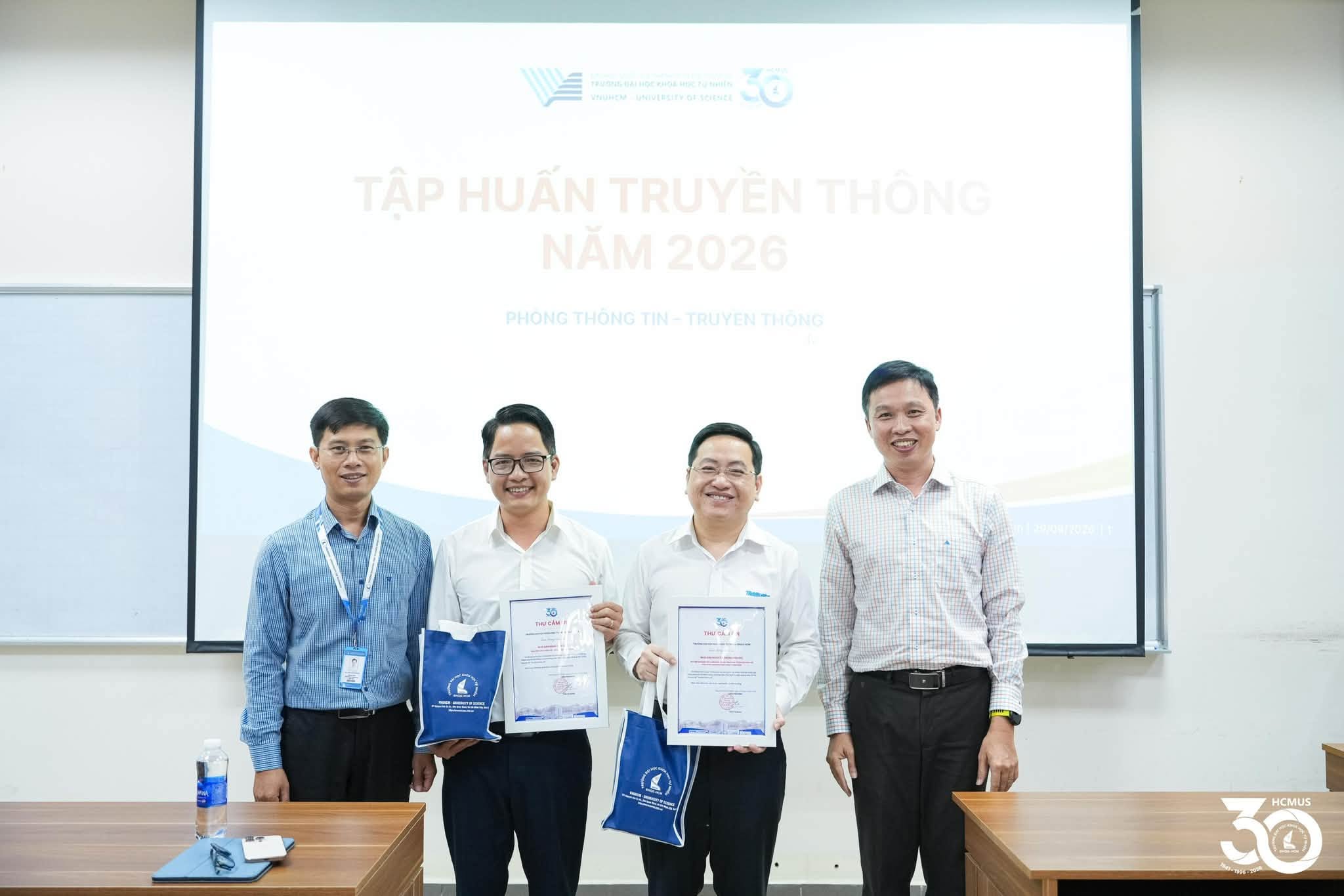 Trường Đại học Khoa học tự nhiên, ĐHQG-HCM tăng cường năng lực Truyền thông số