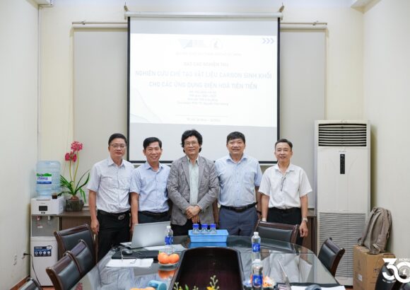 Nghiệm thu đề tài về chế tạo vật liệu carbon aerogel từ phụ phẩm nông nghiệp ứng dụng trong công nghệ điện hóa
