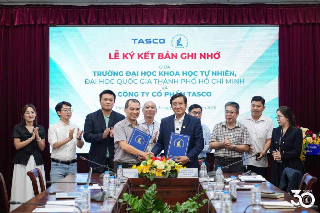 Trường Đại học Khoa học tự nhiên, ĐHQG-HCM ký kết thỏa thuận hợp tác với Công ty Cổ phần Tasco