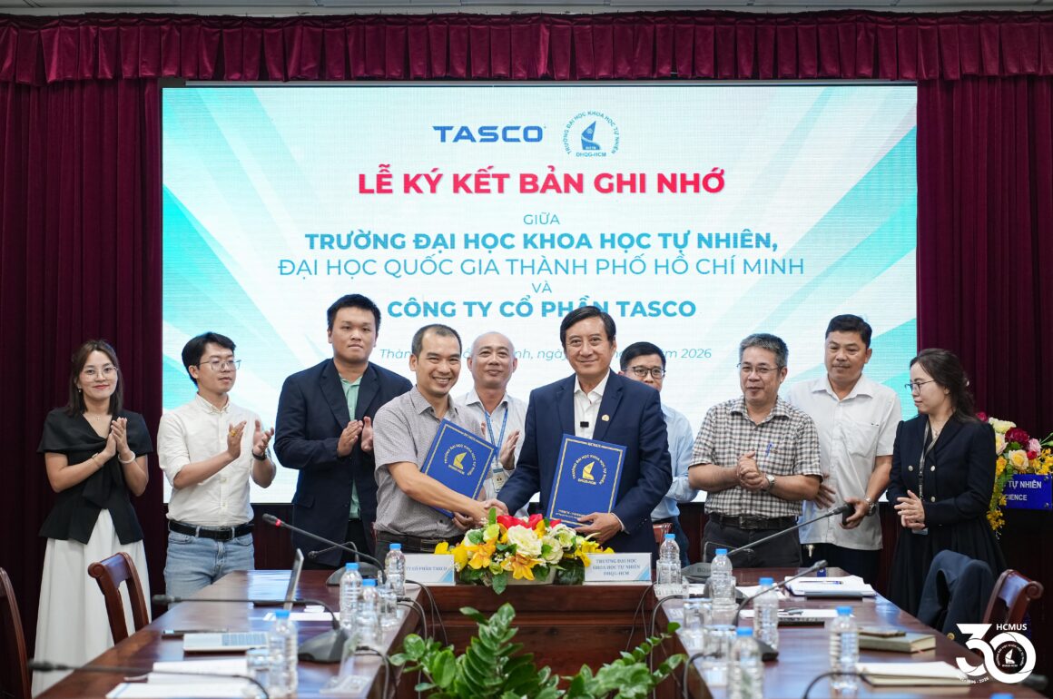 P4T00772 Trường Đại học Khoa học tự nhiên, ĐHQG-HCM ký kết thỏa thuận hợp tác với Công ty Cổ phần Tasco