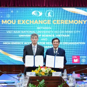 P4T00803 Trường Đại học Khoa học tự nhiên, ĐHQG-HCM ký kết MoU với The High Energy Accelerator Research Organization (KEK)