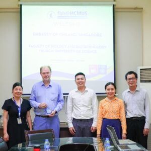 Trường Đại học Khoa học tự nhiên, ĐHQG-HCM làm việc với Tham tán Giáo dục và Khoa học Phần Lan